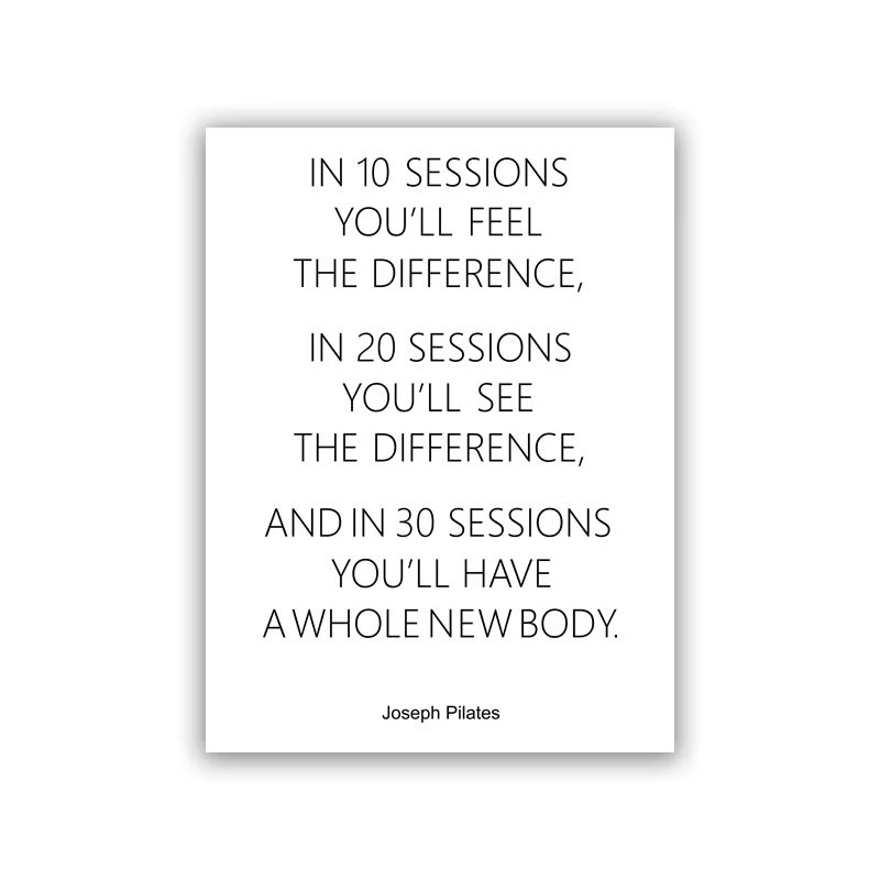 Pilates workout Poster - Afbeelding 10