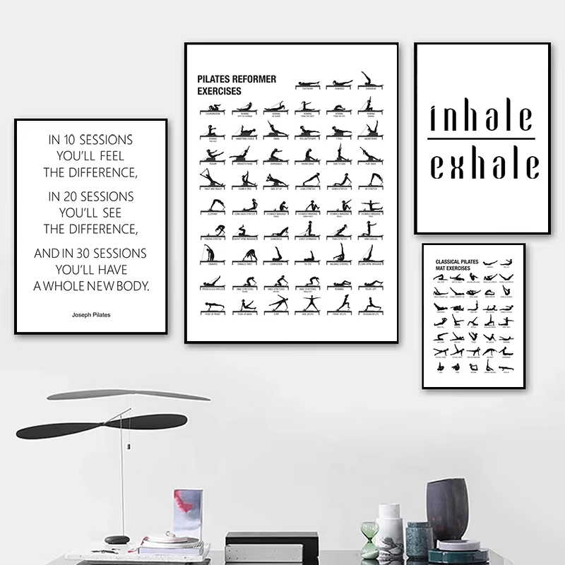 Pilates workout Poster