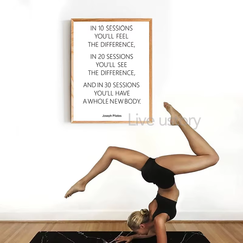Pilates workout Poster - Afbeelding 5